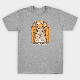 Squirrelcidental - Code Orange | Squirrel Graphic T-Shirt